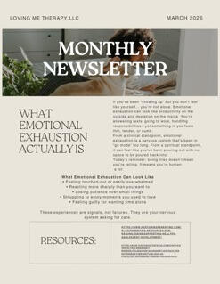 Join my Monthly Newsletter